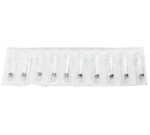 Шприцы 2 мл 23G SF (3-х компонентный, Германия) 100 штук Шприцы 2 мл 23G SF (3-х компонентный, Германия) 100 штук