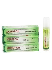 Долорон бальзам массажный роликовый 10 гр. x 3 шт.