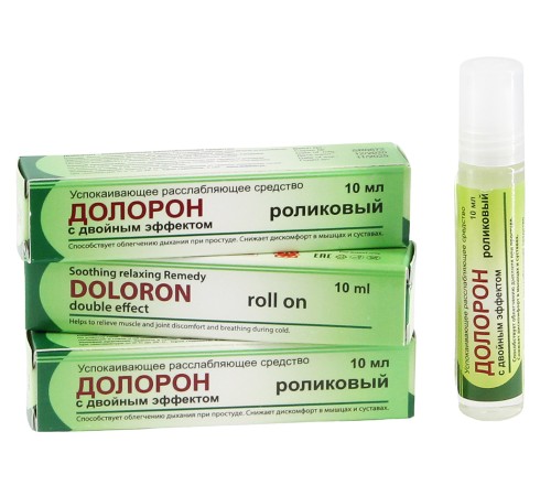 Долорон бальзам массажный роликовый 10 гр. x 3 шт.