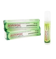 Долорон бальзам массажный роликовый 10 гр. x 2 шт.