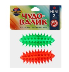 Массажер ЧУДО-ВАЛИК МИНИ зеленый-красный (2 шт. в упаковке)