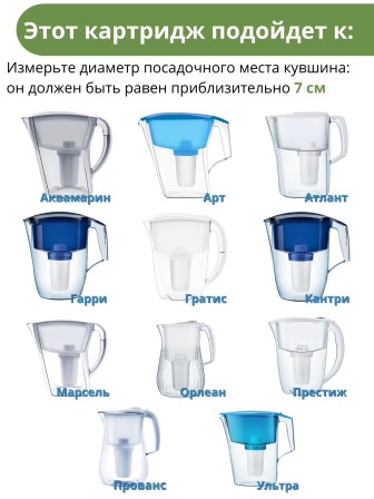 Кассета Аквафор A7 (4 штуки) минеральный состав для мягкой воды