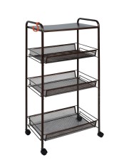 Этажерка ЗМИ Ладья 34КС на колесиках Э357 цвет медный антик