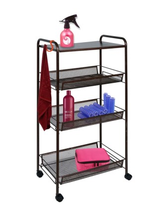 Этажерка ЗМИ Ладья 34КС на колесиках Э357 цвет медный антик