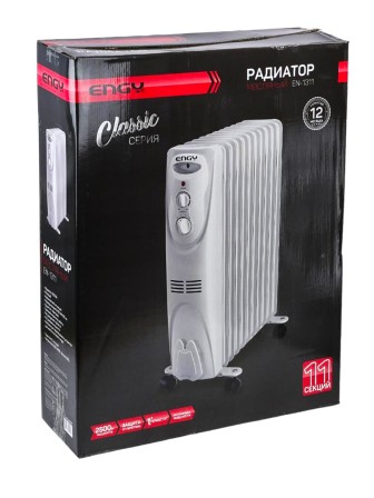 Масляный радиатор ENGY EN-1311 2.5 кВт, 11секций, термостат
