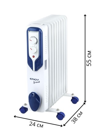 Масляный радиатор ENGY EN-2509 Scandi 2000 Вт, 9 секций