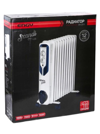 Масляный радиатор ENGY EN-2511 Scandi 2500 Вт, 11 секций