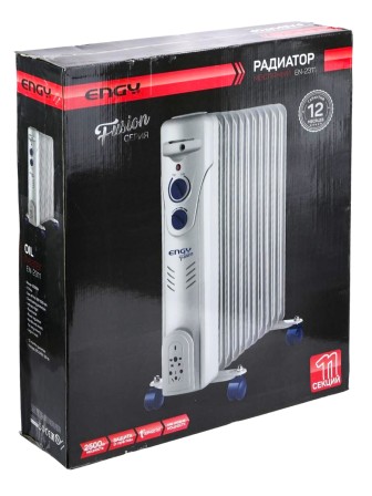 Масляный радиатор ENGY EN-2311 Fusion 2500 Вт, 11 секций