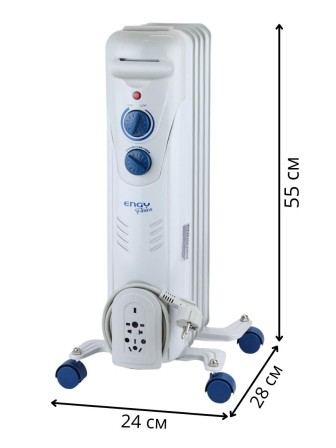 Масляный радиатор ENGY EN-2305 Fusion 1000 Вт, 5 секций