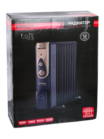 Масляный радиатор ENGY EN-2409 Loft 2000 Вт, 9 секций
