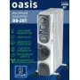 Масляный радиатор Oasis BB-20T с вентилятором, 2 кВт, 9 секций 