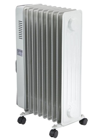 Масляный радиатор Oasis BB-20T с вентилятором, 2 кВт, 9 секций 