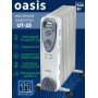Масляный радиатор Oasis UT-25 2.5 кВт, 11 секций