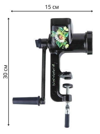 Мясорубка ручная Мотор-Сич сувенирная 2МА-С алюминиевая