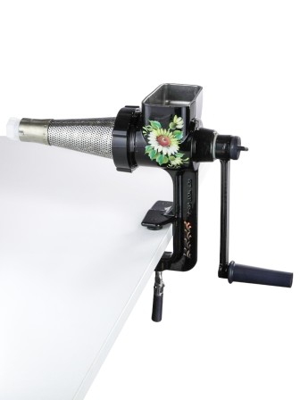 Соковыжималка ручная Мотор Сич СБА-1С шнековая алюминиевая сувенирная с росписью