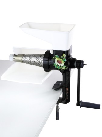 Соковыжималка ручная Мотор Сич СБА-1С шнековая алюминиевая сувенирная с росписью