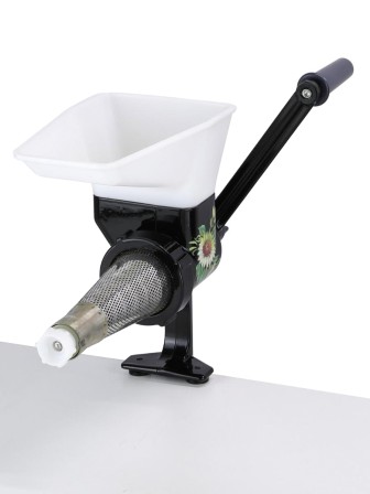 Соковыжималка ручная Мотор Сич СБА-1С шнековая алюминиевая сувенирная с росписью