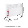 Обогреватель конвектор электрический ENGY EN-2500 Standard 2.5 кВт, термостат, на колесиках
