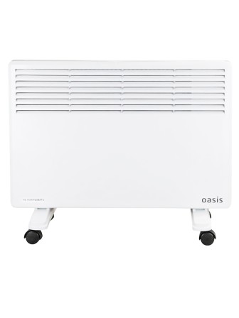 Обогреватель конвектор электрический OASIS KM-15 настенный/напольный на колесиках 1.5 кВт