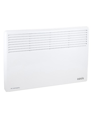 Обогреватель конвектор электрический OASIS KM-15 настенный/напольный на колесиках 1.5 кВт