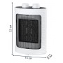 Тепловентилятор керамический ENGY PTC-306W настольный 1.5 кВт