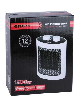 Тепловентилятор керамический ENGY PTC-306W настольный 1.5 кВт