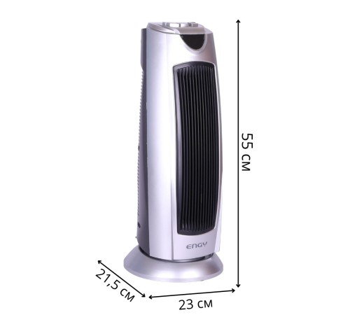 Тепловентилятор керамический ENGY Tower PTC-327 2 кВт напольный вращение