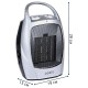 Тепловентилятор керамический Oasis KS-15R 1.5 кВт 2 режима обогрева с ручкой