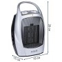 Тепловентилятор керамический Oasis KS-15R 1.5 кВт 2 режима обогрева с ручкой
