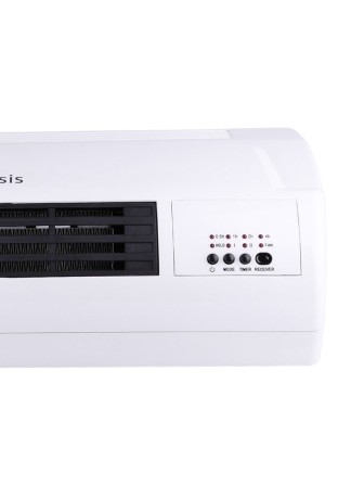 Тепловентилятор настенный Oasis NTB-20 керамический 2 кВт с пультом, таймер