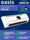Тепловентилятор настенный Oasis NTD-20 керамический 2 кВт с пультом, таймер,  LED-дисплей