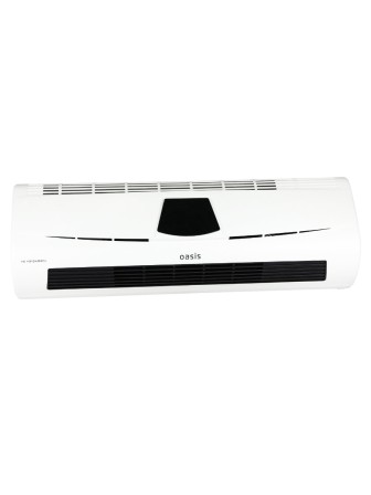 Тепловентилятор настенный Oasis NTD-20 керамический 2 кВт с пультом, таймер,  LED-дисплей