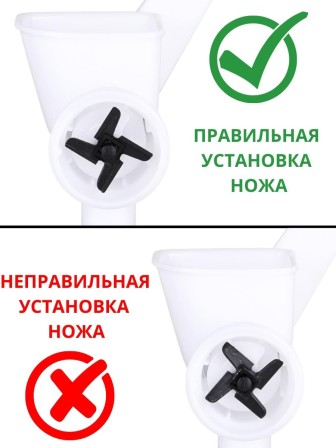 Мясорубка ручная пластиковая Мотор Сич МП-1 