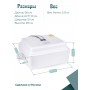 Инкубатор Несушка на 63 яйца куриных автоматический 220/12В цифровой терморегулятор, арт. 46В
