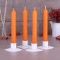 Свечи столовые оранжевые 4 шт. в упаковке 17,5 см Омский свечной