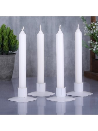 Свечи столовые белые 4 шт. в упаковке 17,5 см Омский свечной