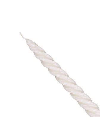 Свеча витая декоративная слоновая кость 24,5 см Омский свечной