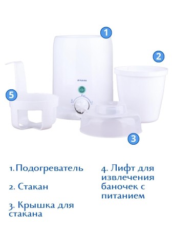 Подогреватель стерилизатор для бутылочек детского питания Maman BY-01