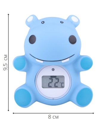 Термометр для воды детский Maman RT-17 "Бегемот" электронный