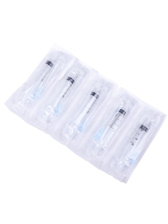 Шприцы 2 мл 23G x 1 1/4 (0,6 x 30 мм) для инъекций, игла снята, 100 шт. в коробке