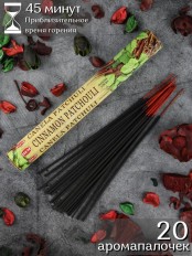 Благовония индийские HEM Корица Пачули (Cinnamon Patchouli), ароматические палочки 20 шт.