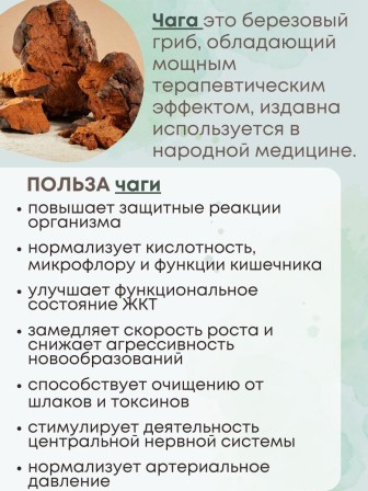 Фитосвечи "Чага" березовая на твердом жире 10 свечей в блистере 