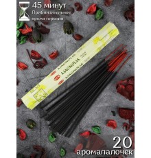 Благовония индийские HEM Магнолия (Magnolia) для дома, аромапалочки 20 шт.