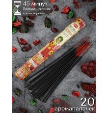 Благовония HEM Драгоценный Цветок (Precious Flower), аромапалочки индийские 20 шт.
