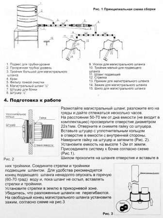 Капельный полив ЖУК от емкости 90 растений, без таймера