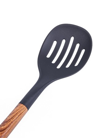 Шумовка половник из нейлона MALLONY Foresta, пластиковая ручка "под дерево"