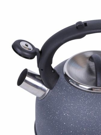 Чайник MALLONY Arte, 2.5л, серый с белыми точками
