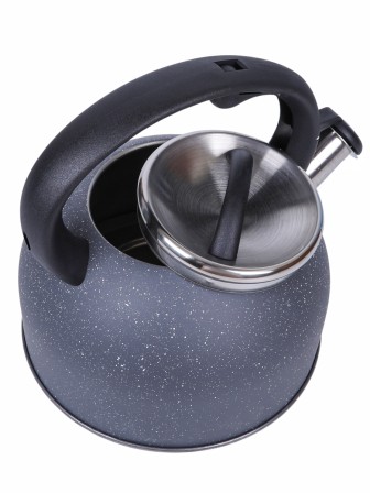 Чайник MALLONY Arte, 2.5л, серый с белыми точками