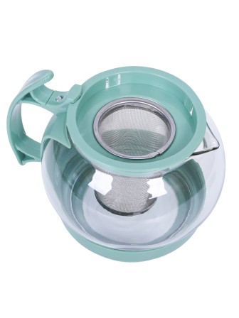 Чайник заварочный MALLONY DECOTTO-1100. 1,1л, с пластик ручкой, фильтр из нерж стали