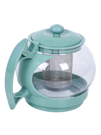 Чайник заварочный MALLONY DECOTTO-1100. 1,1л, с пластик ручкой, фильтр из нерж стали